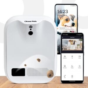 Closer Pets TreatView Pet Camera with Treat Dispenser